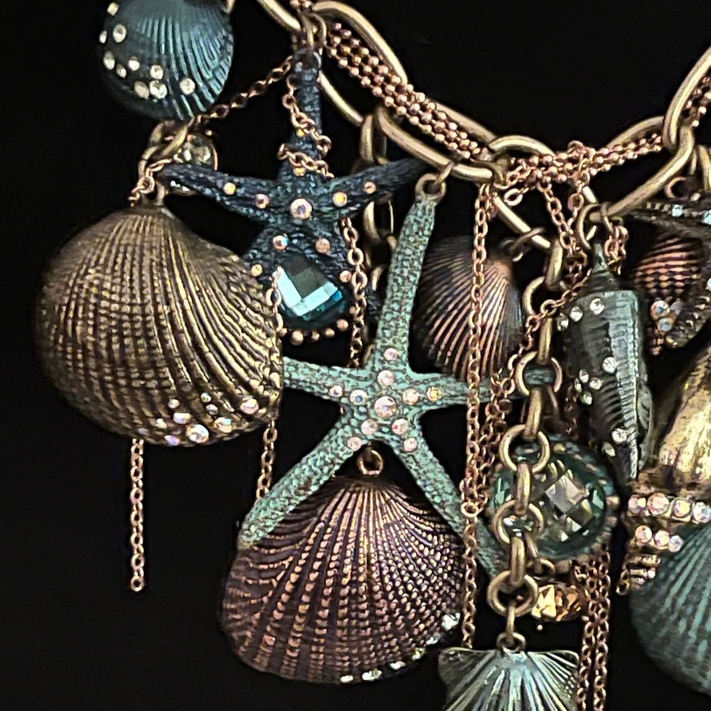 Seashell Necklace St Thomas mermaid beach summer NWT